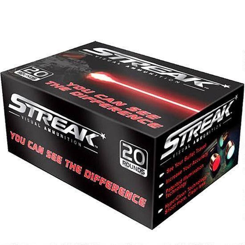 Ammunition Ammo Inc. 380100TMC STRK RED 380ACP Streak 380 Auto 100 qr Total Metal - Red • Model: 380100TMC-STRK-RED